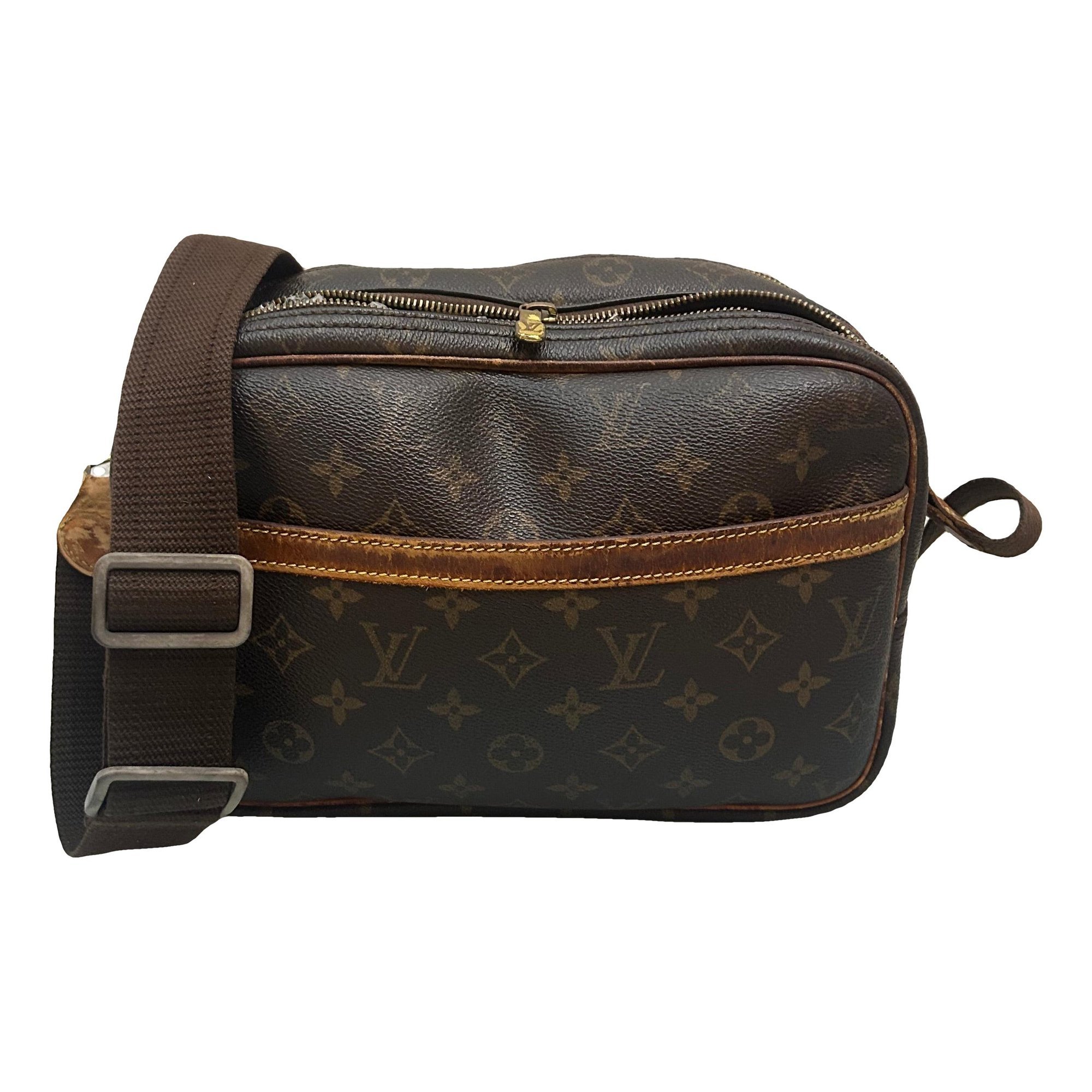 Reporter leather handbag