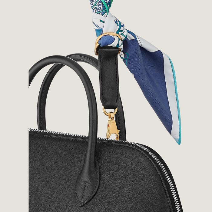 Noir Attache Soie 백 스트랩