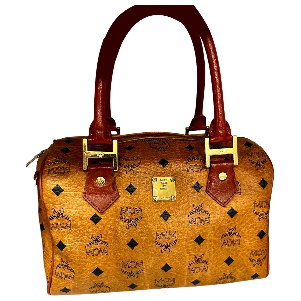 Boston leather bag