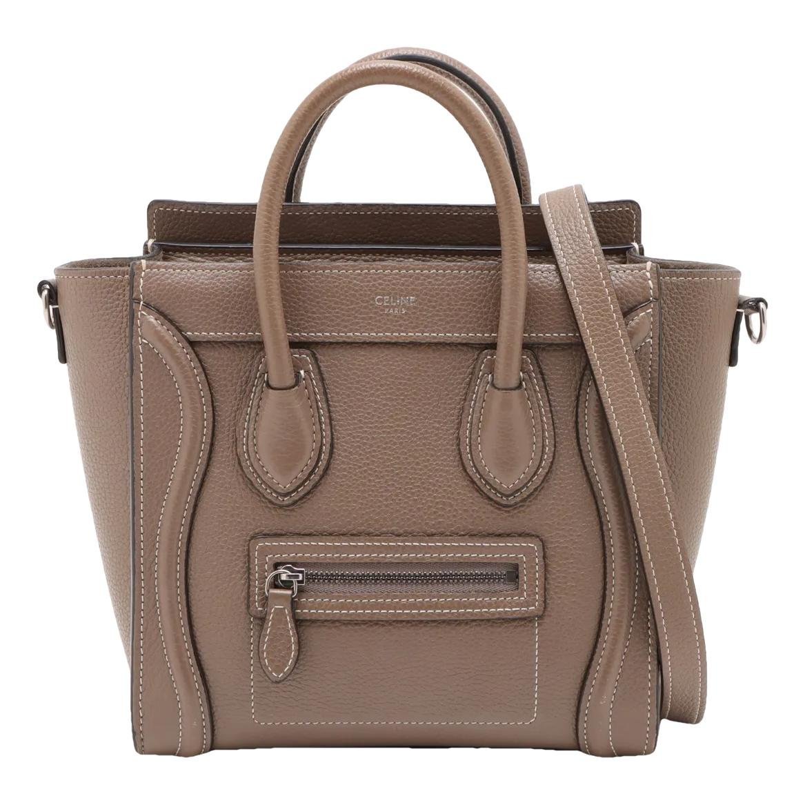 Nano Luggage leather handbag