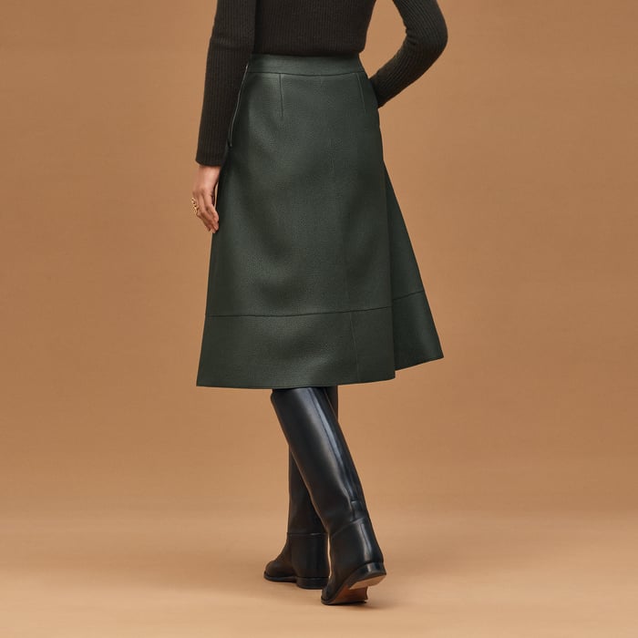 Vert Anglais Flared Skirt