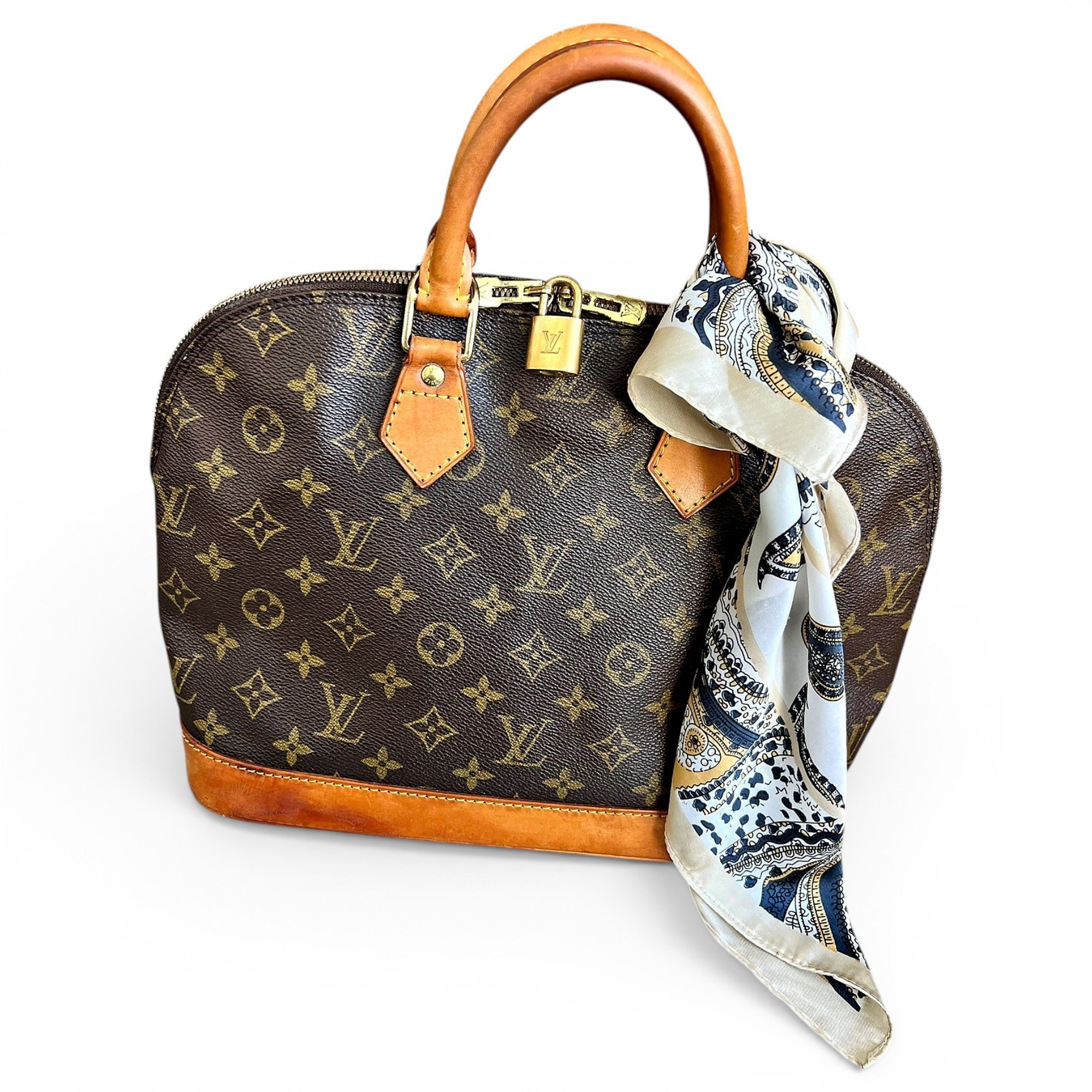 Alma leather handbag