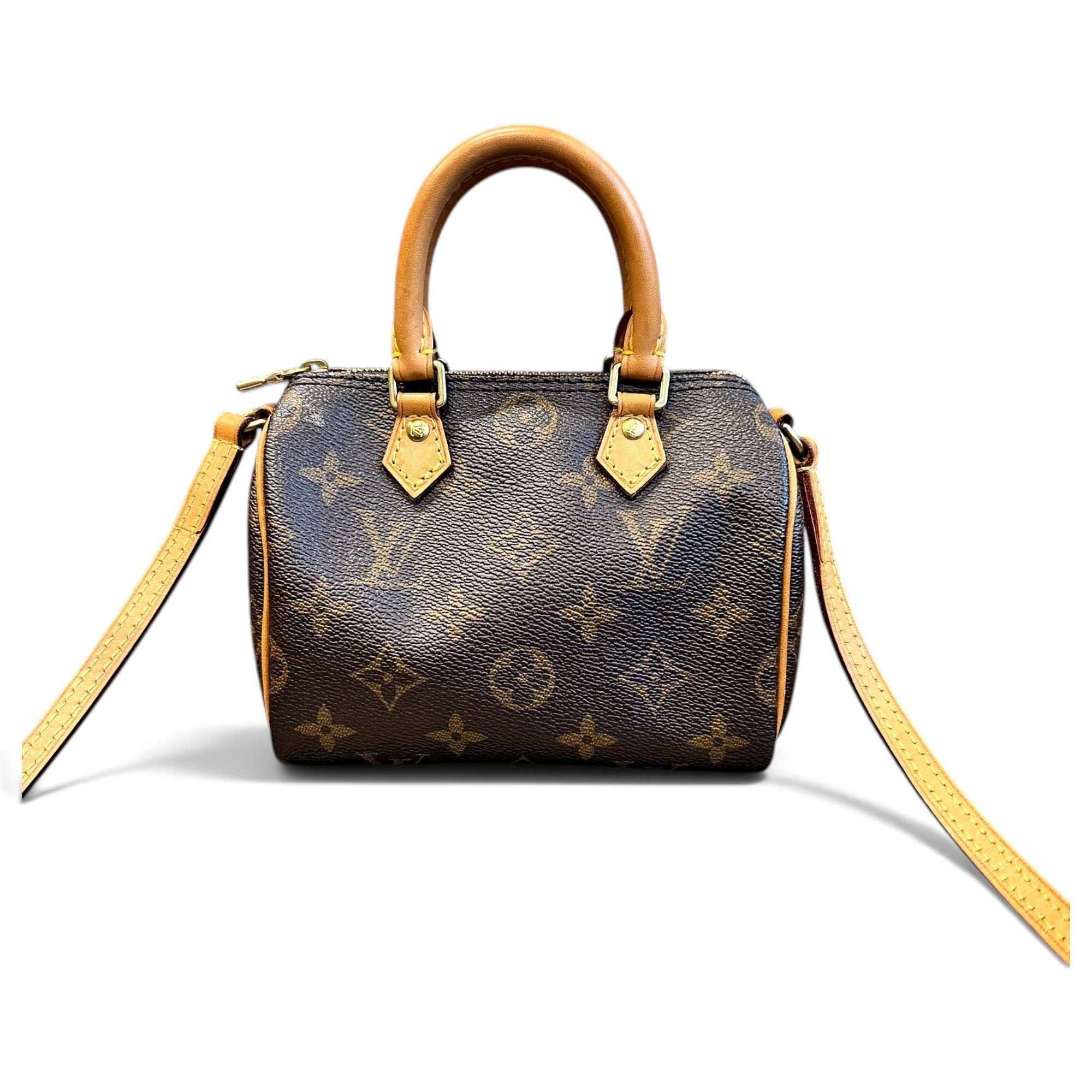 Nano Speedy / Mini HL leather handbag