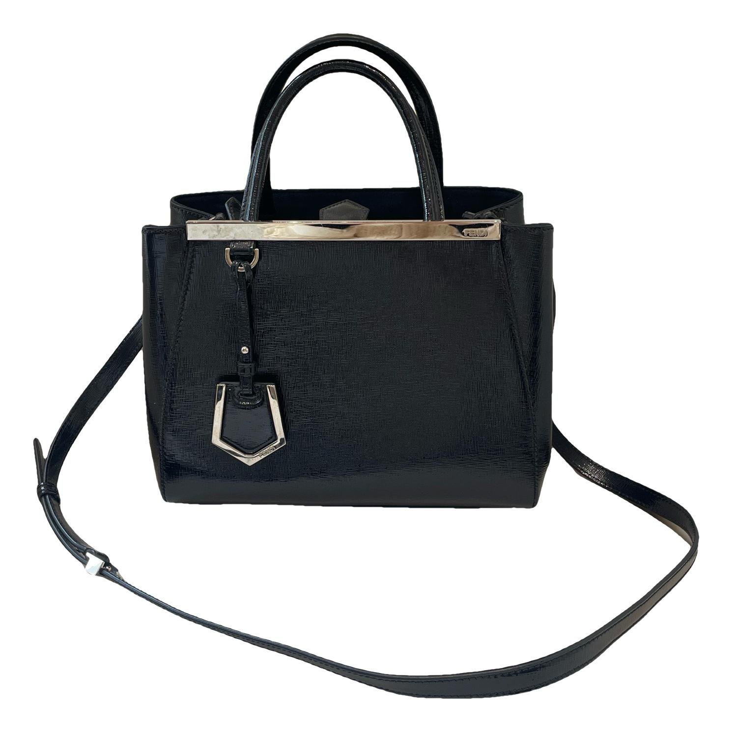 2Jours patent leather handbag