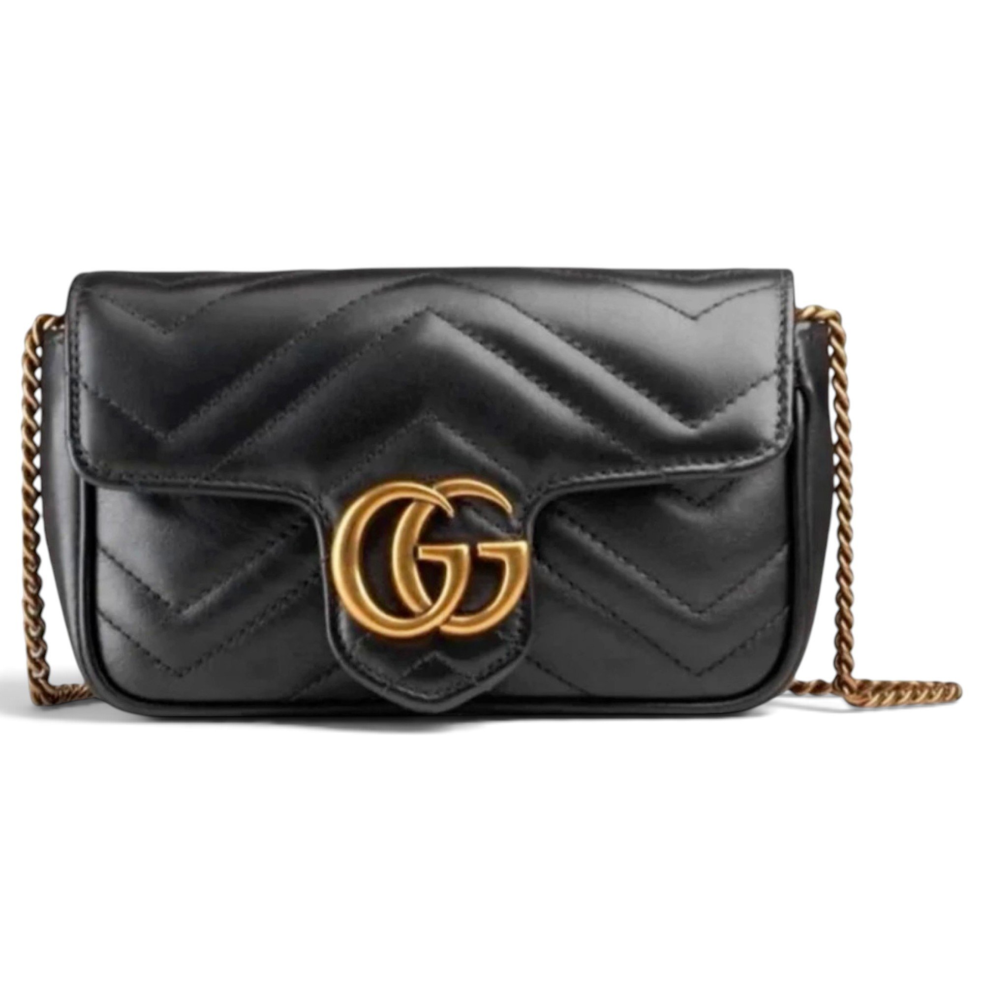 GG Marmont Flap leather handbag