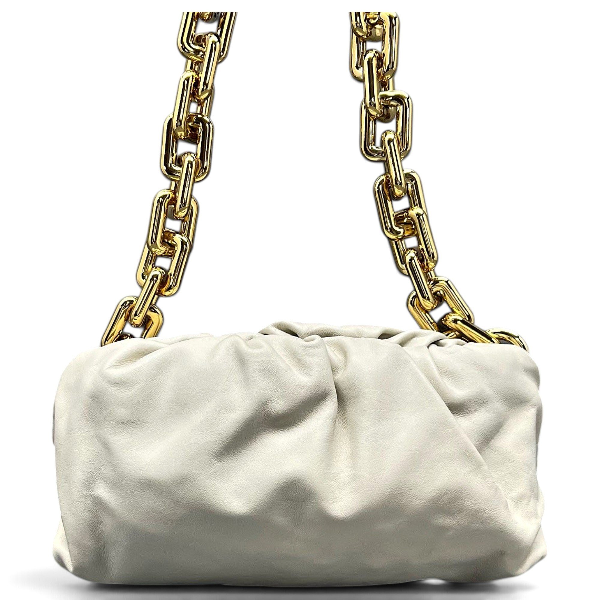 Pouch leather handbag