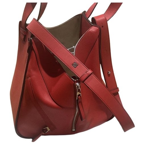Hammock leather handbag