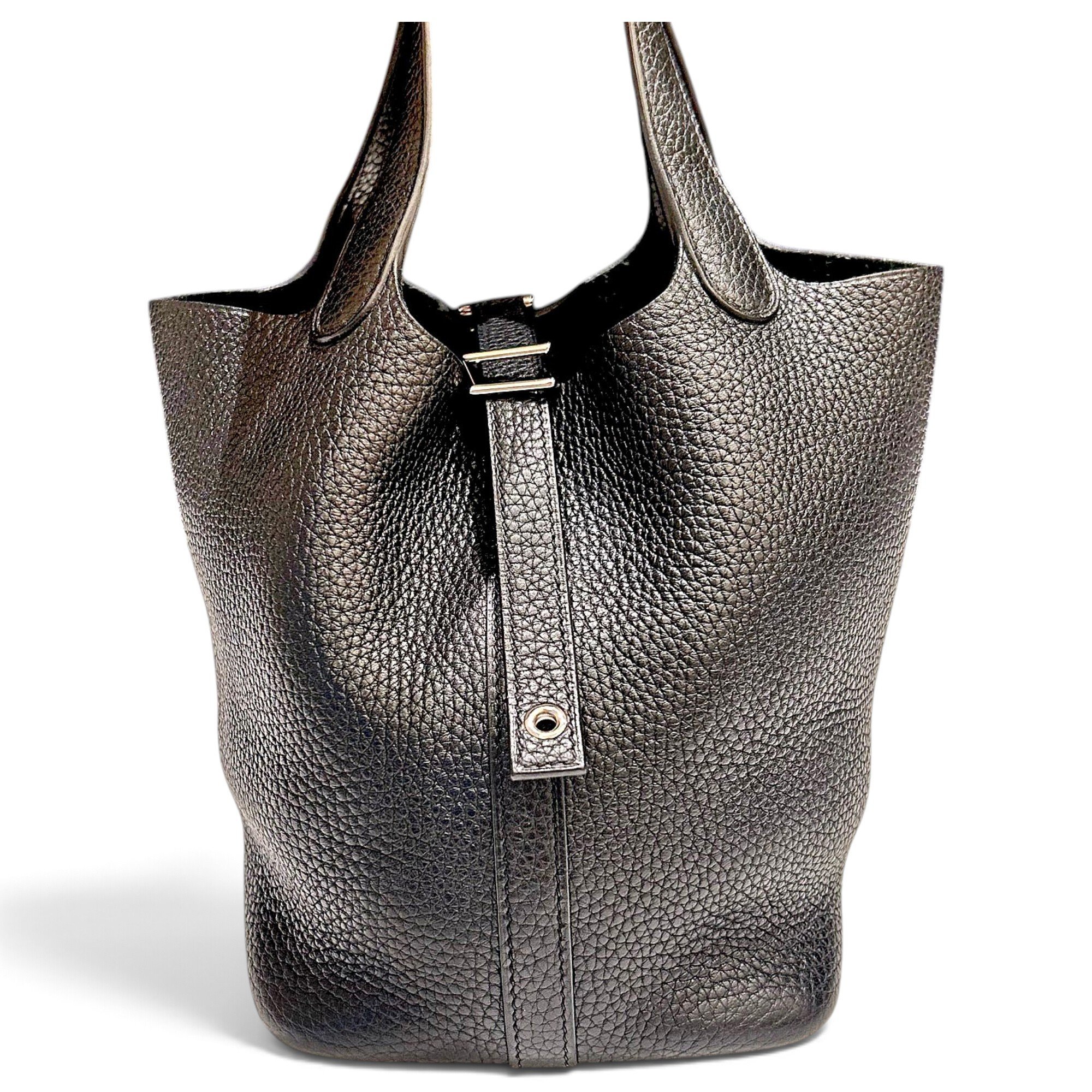Picotin leather handbag