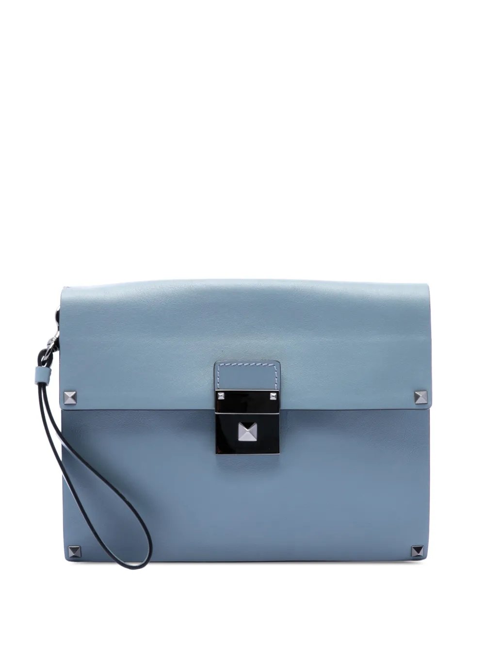 2000-2017 Leather Rockstud Wristlet clutch bag