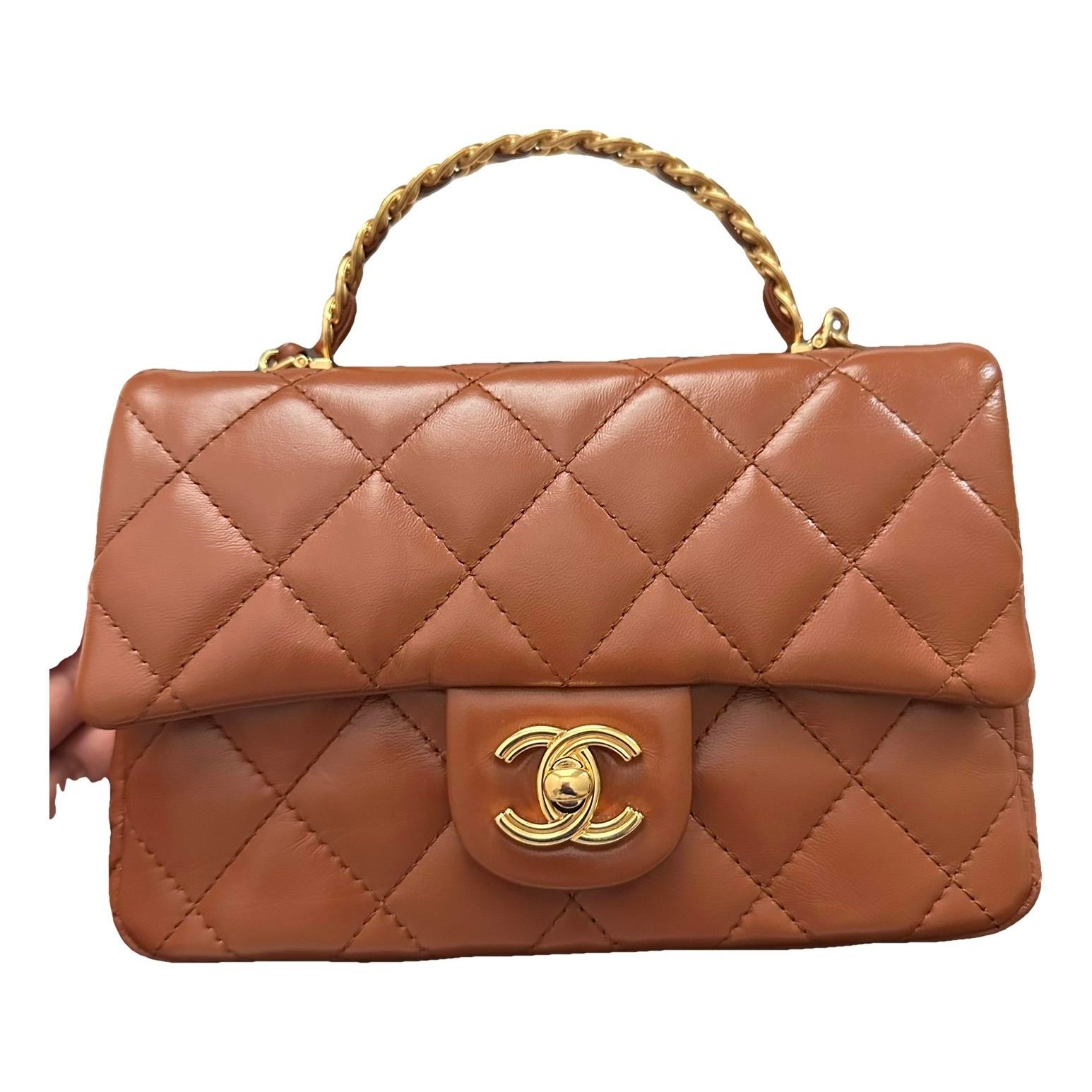 Leather handbag