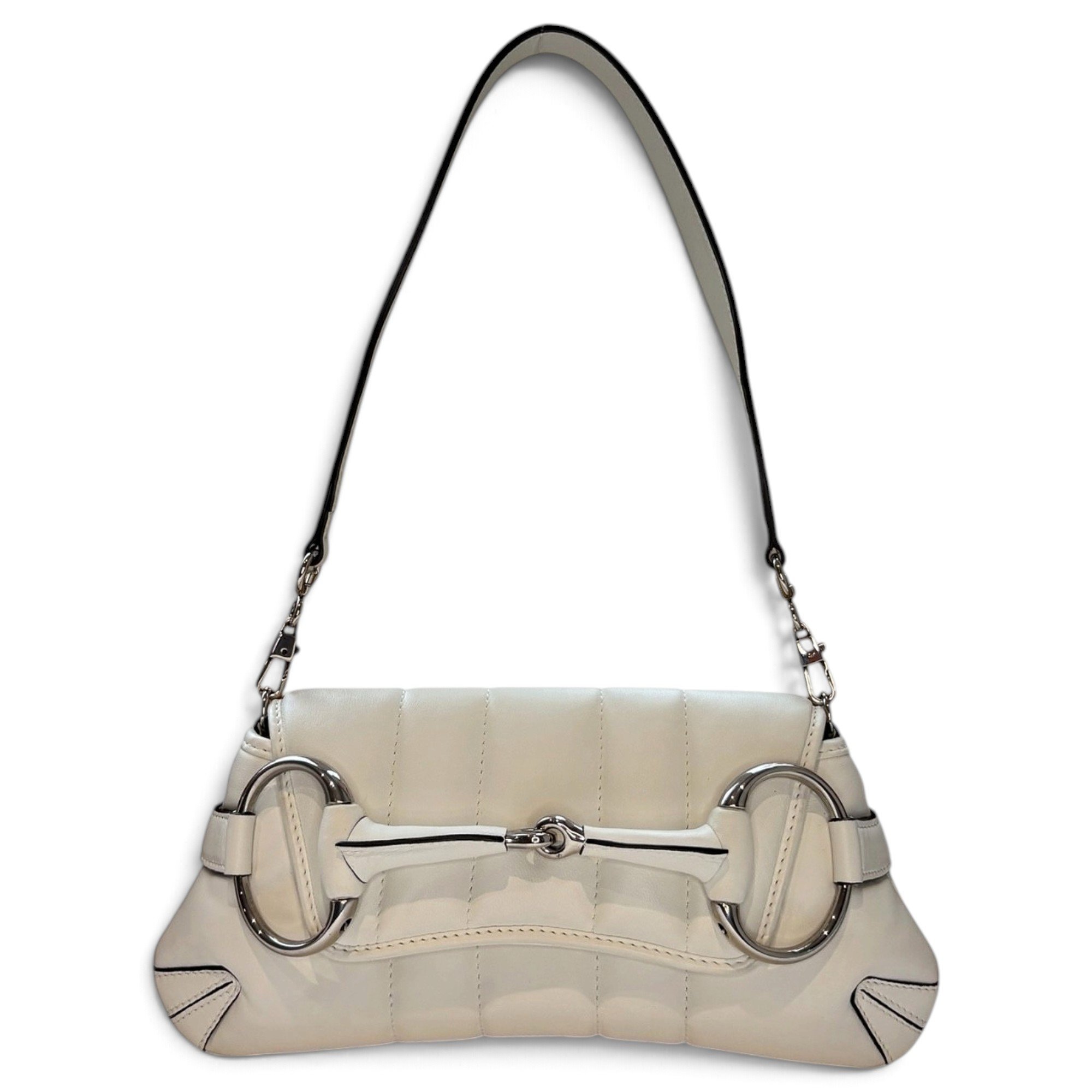 Horsebit Chain leather handbag