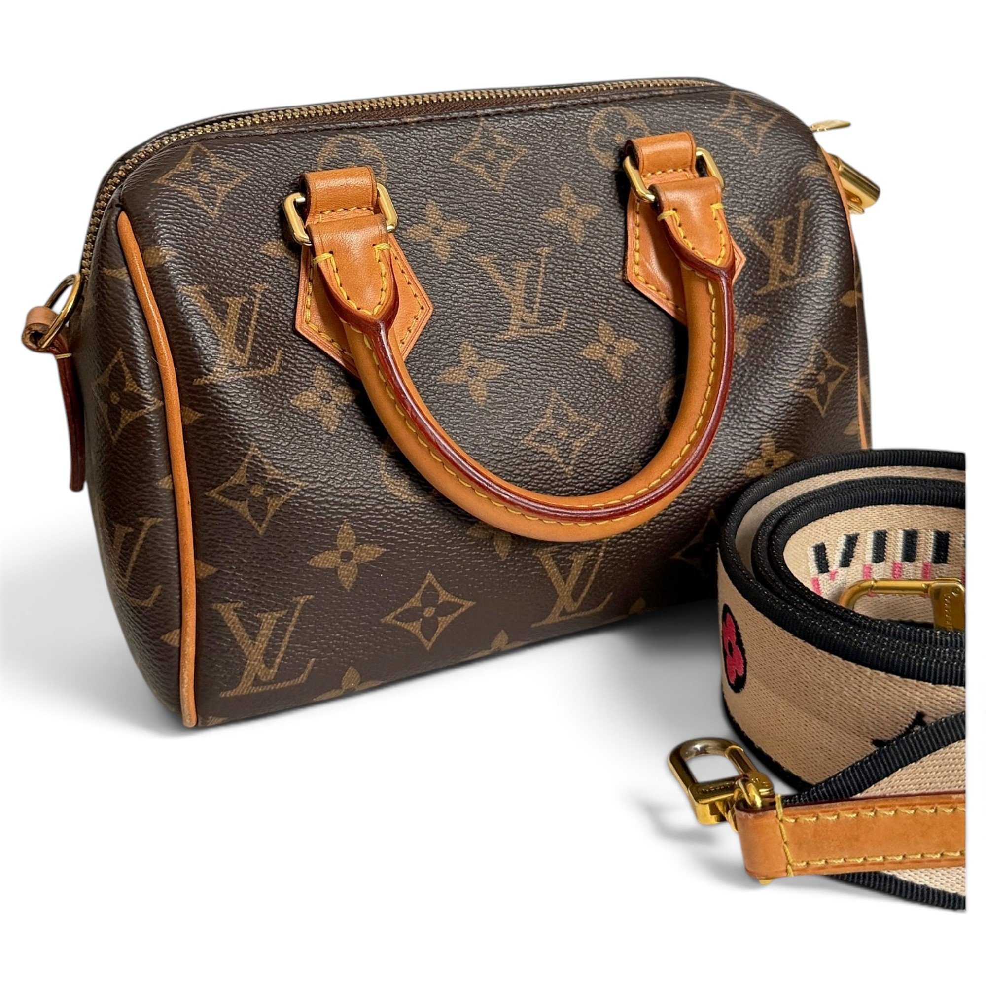 Louis Vuitton Speedy Bandoulière leather crossbody bag