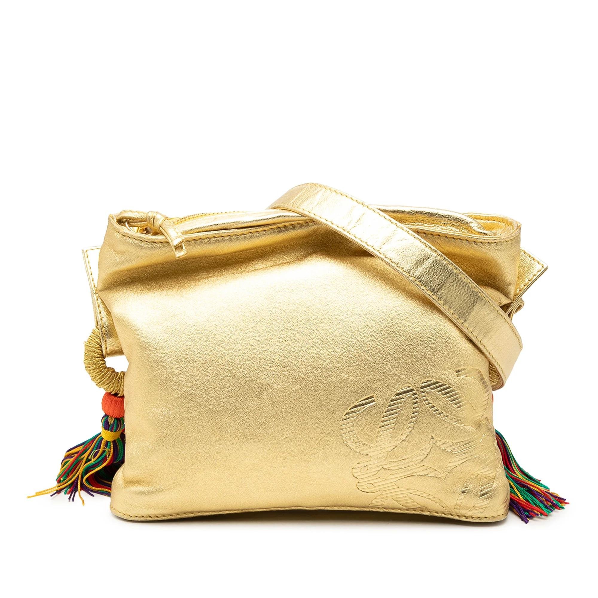 Flamenco leather crossbody bag