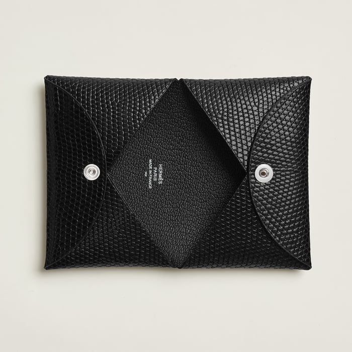 Noir Calvi Card Holder