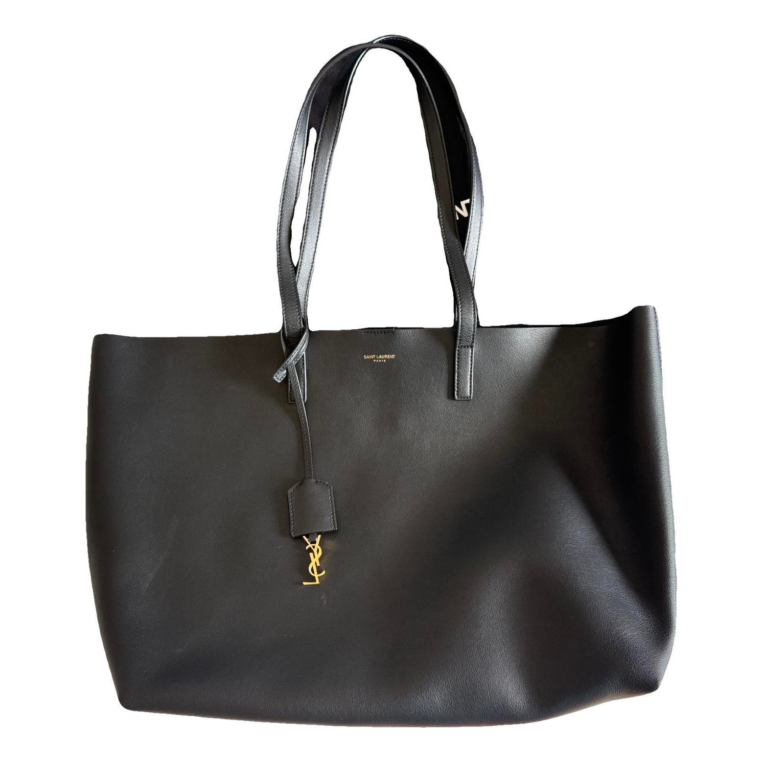 Shopping leather handbag