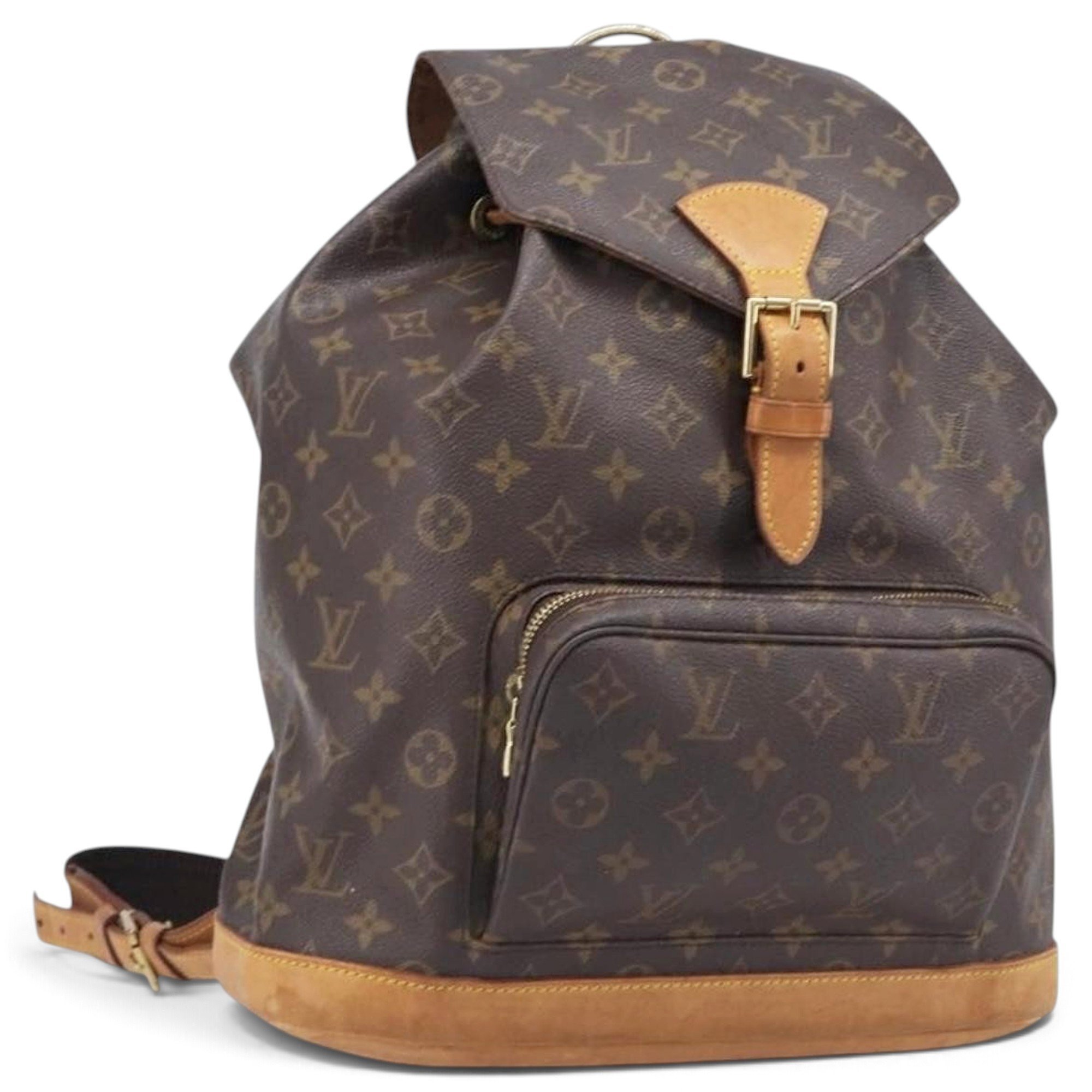 Montsouris leather backpack