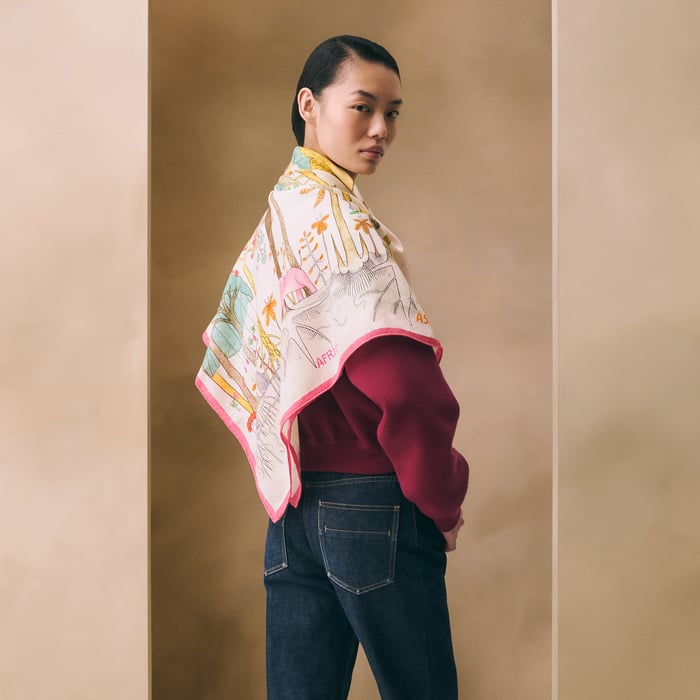 Cinq Forets Primaires Shawl 140