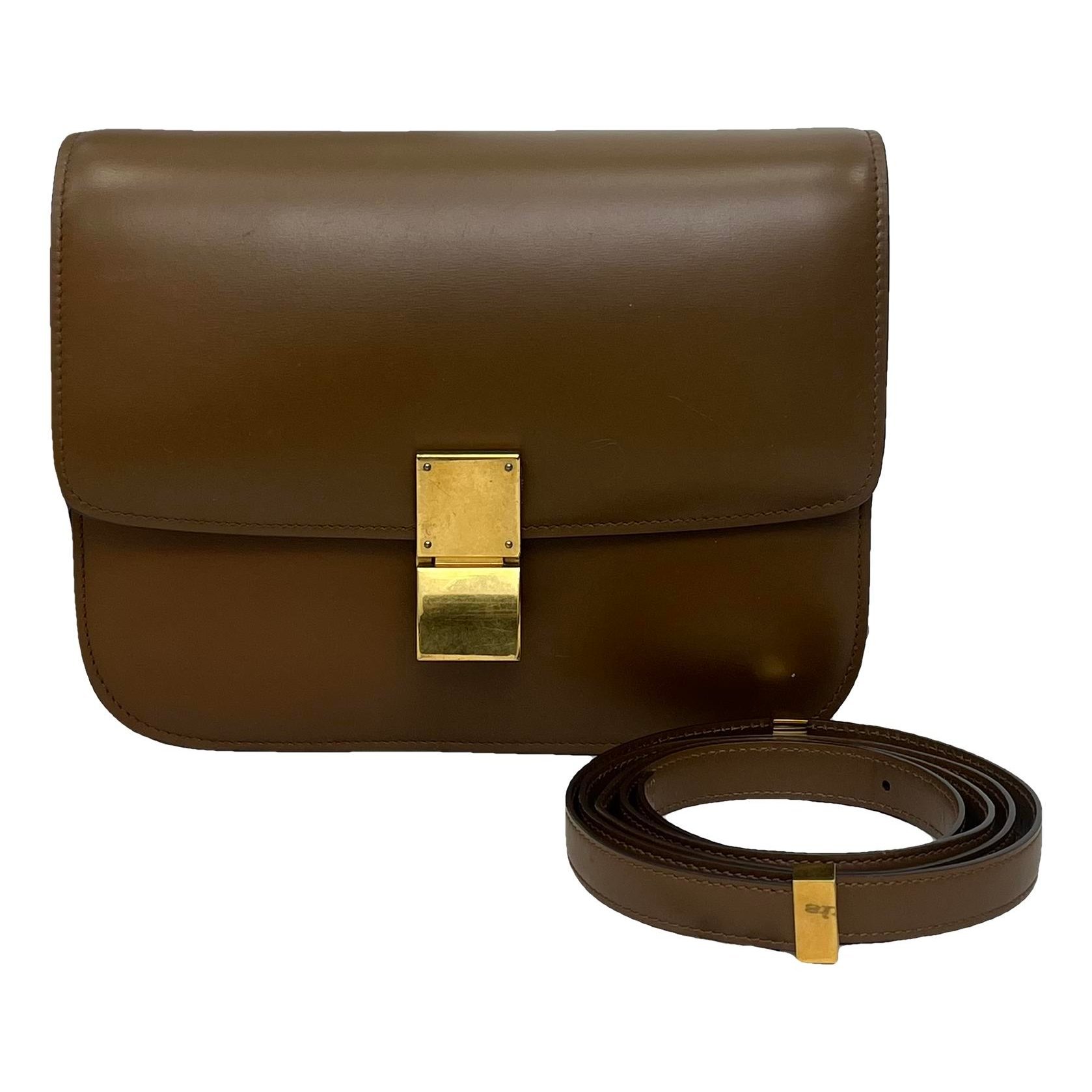 Classic leather handbag