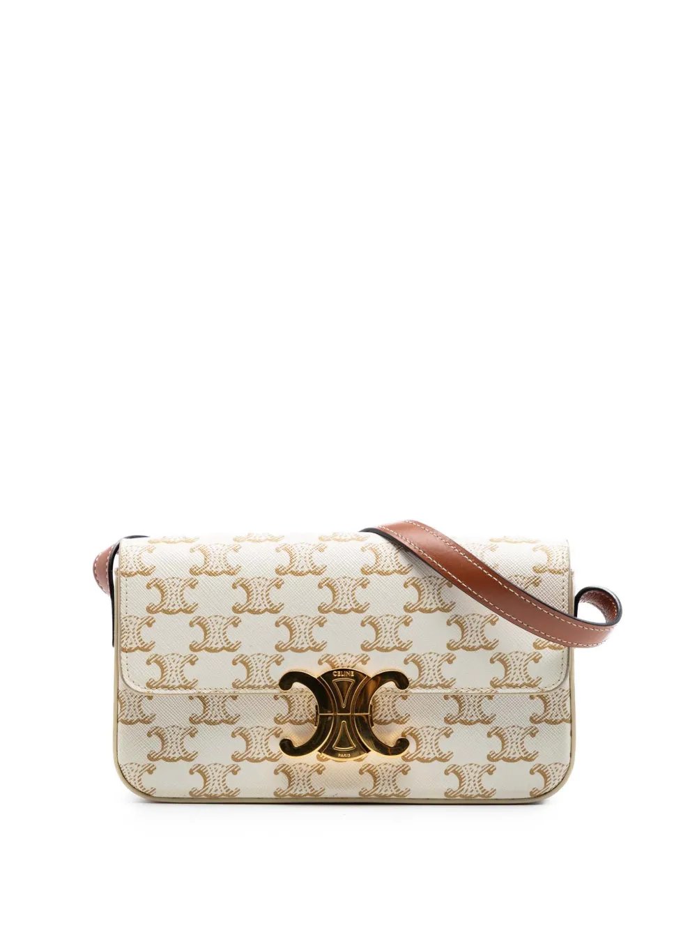 2021 Triomphe Coated Canvas Claude shoulder bag