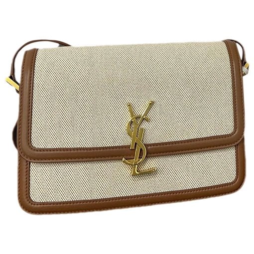 Solférino leather handbag
