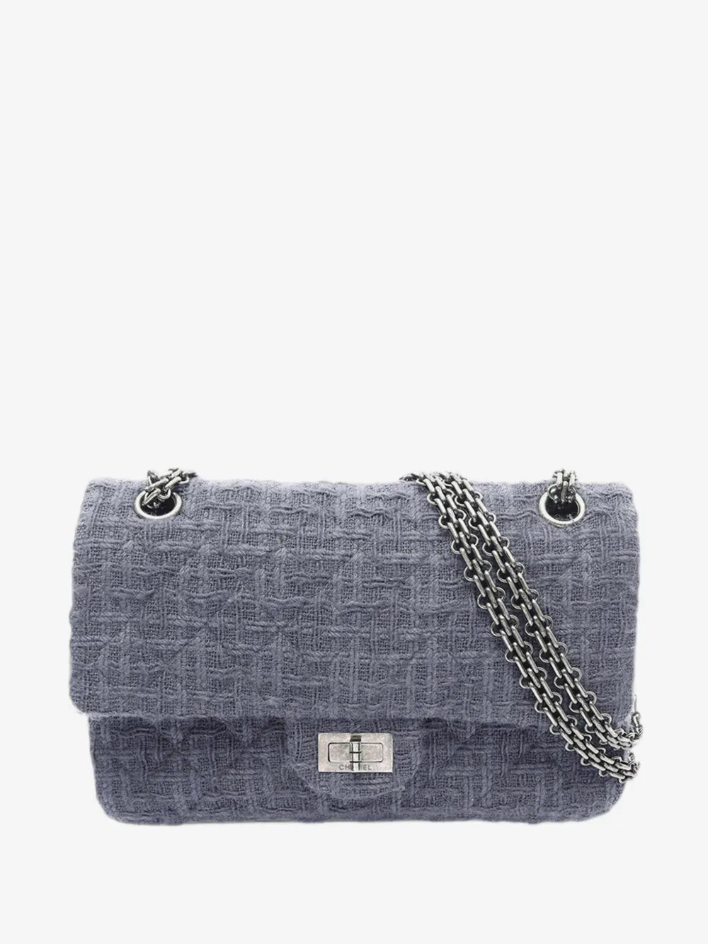 2016-2017 Quilted Wool Reissue 2.55 Double Flap 225 shoulder bag
