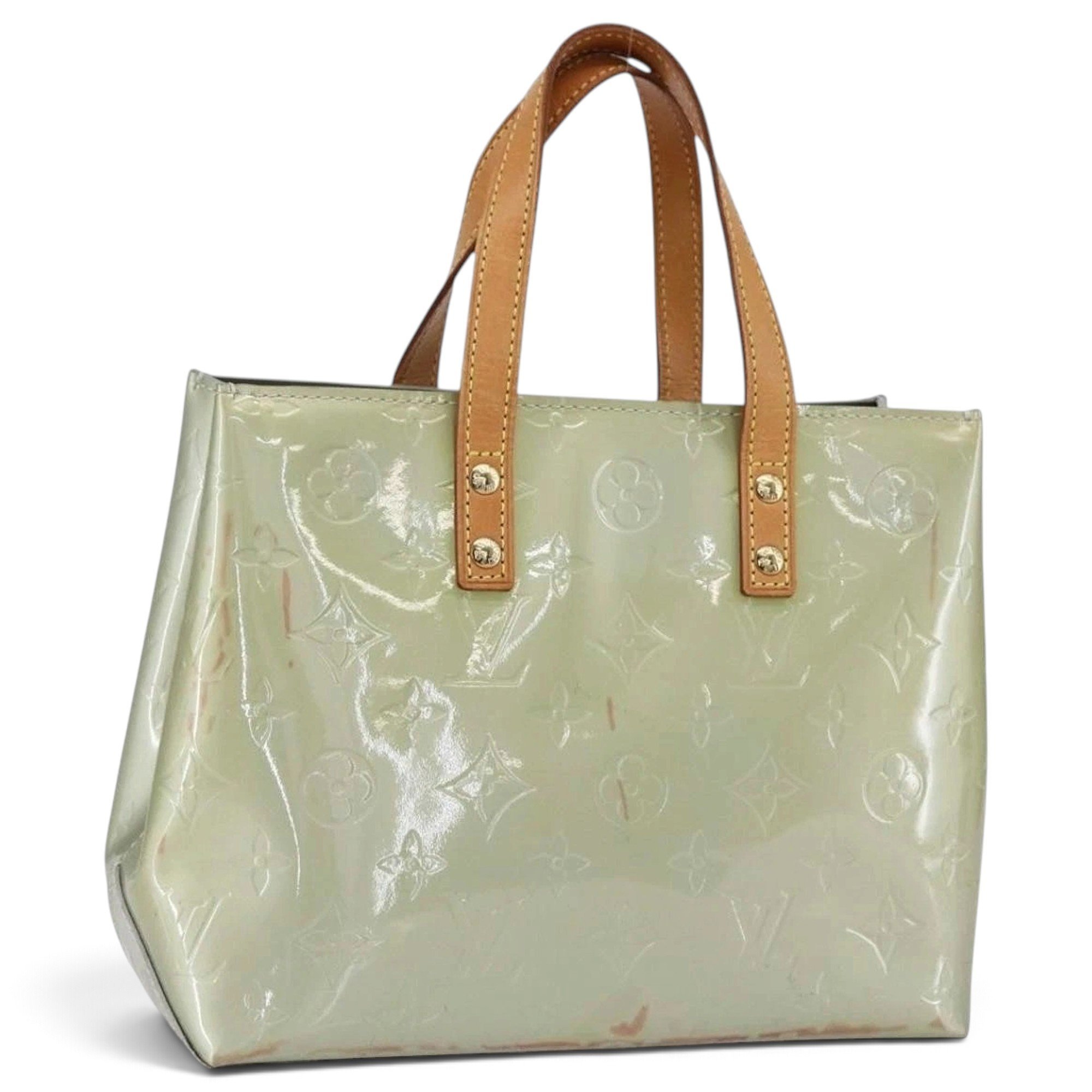 Patent leather handbag