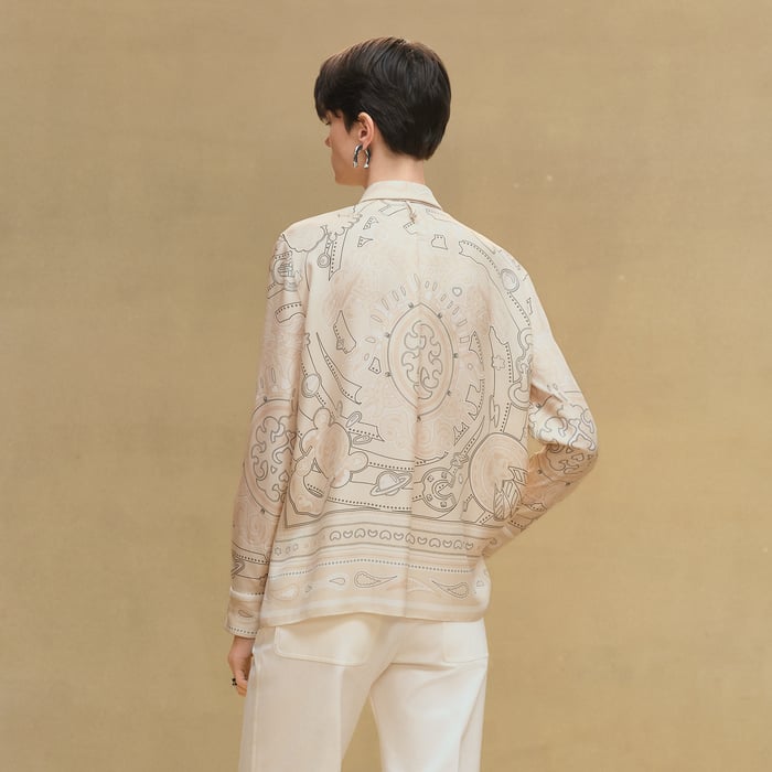 Blanc Perle "Candy Libris Bandana" Classic Shirt
