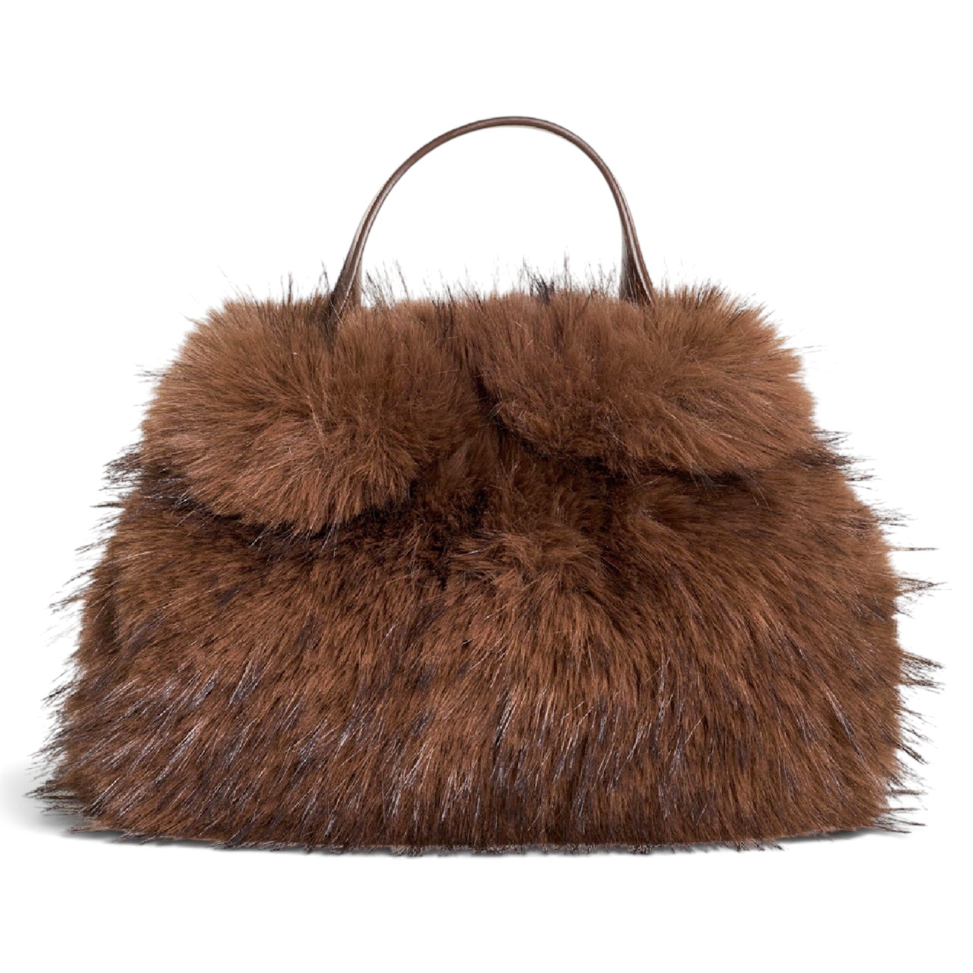 Max Mara Faux fur handbag