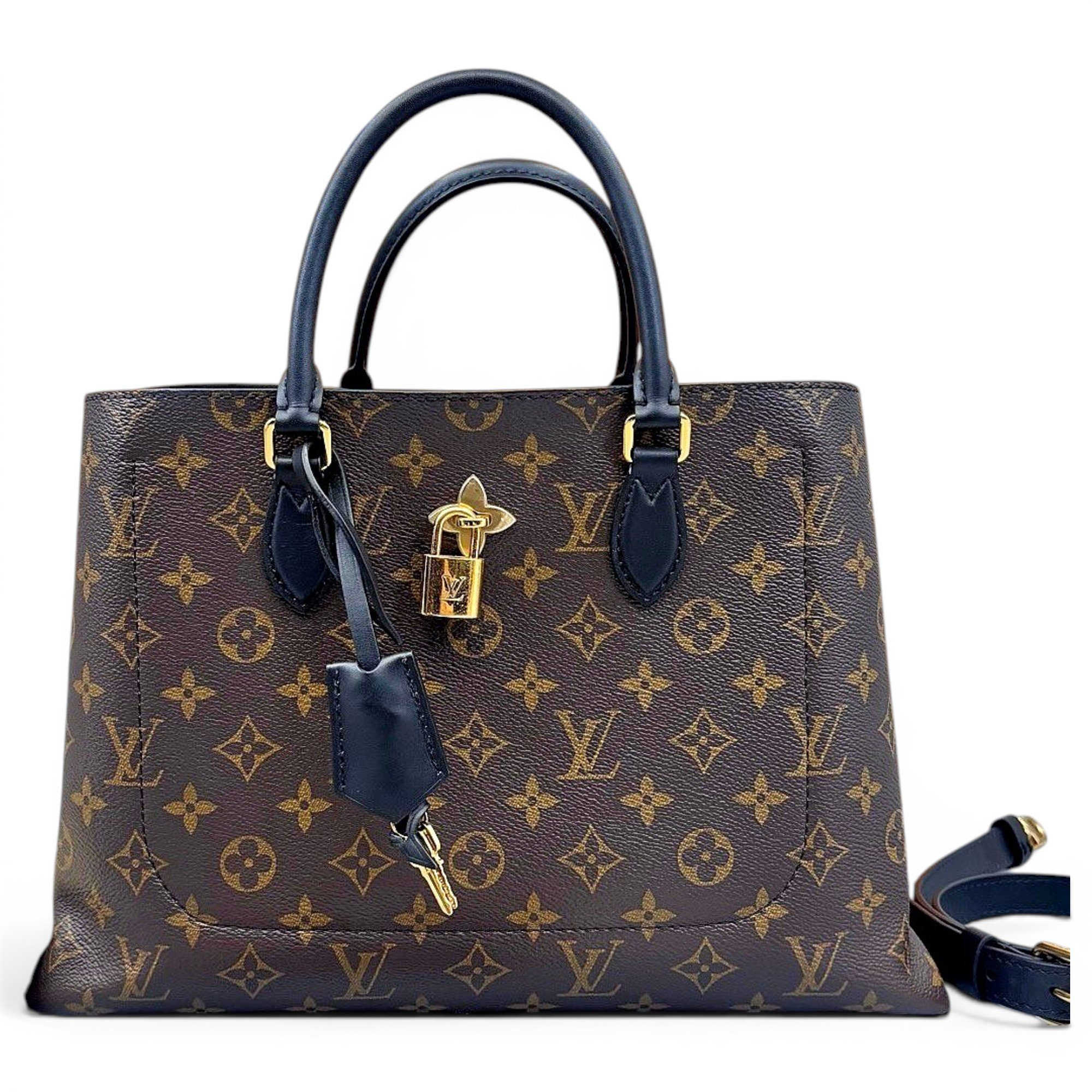 Flower Tote leather tote