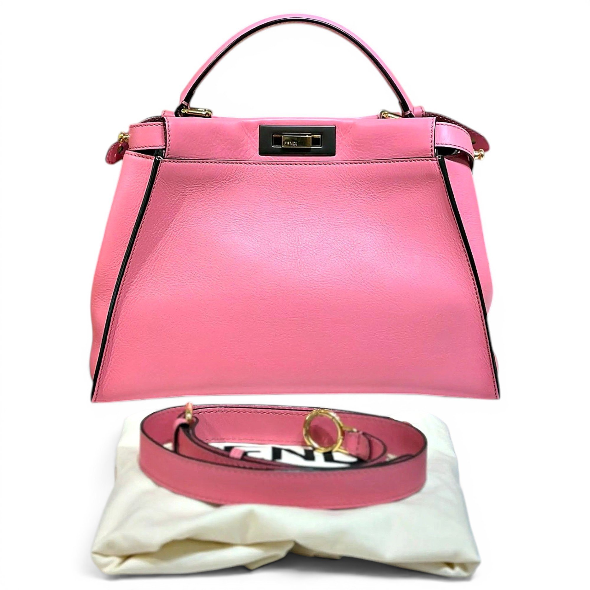 Peekaboo Essentially leather handbag