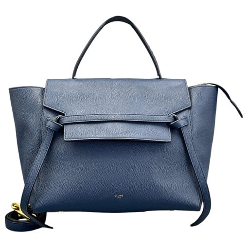 Belt leather handbag
