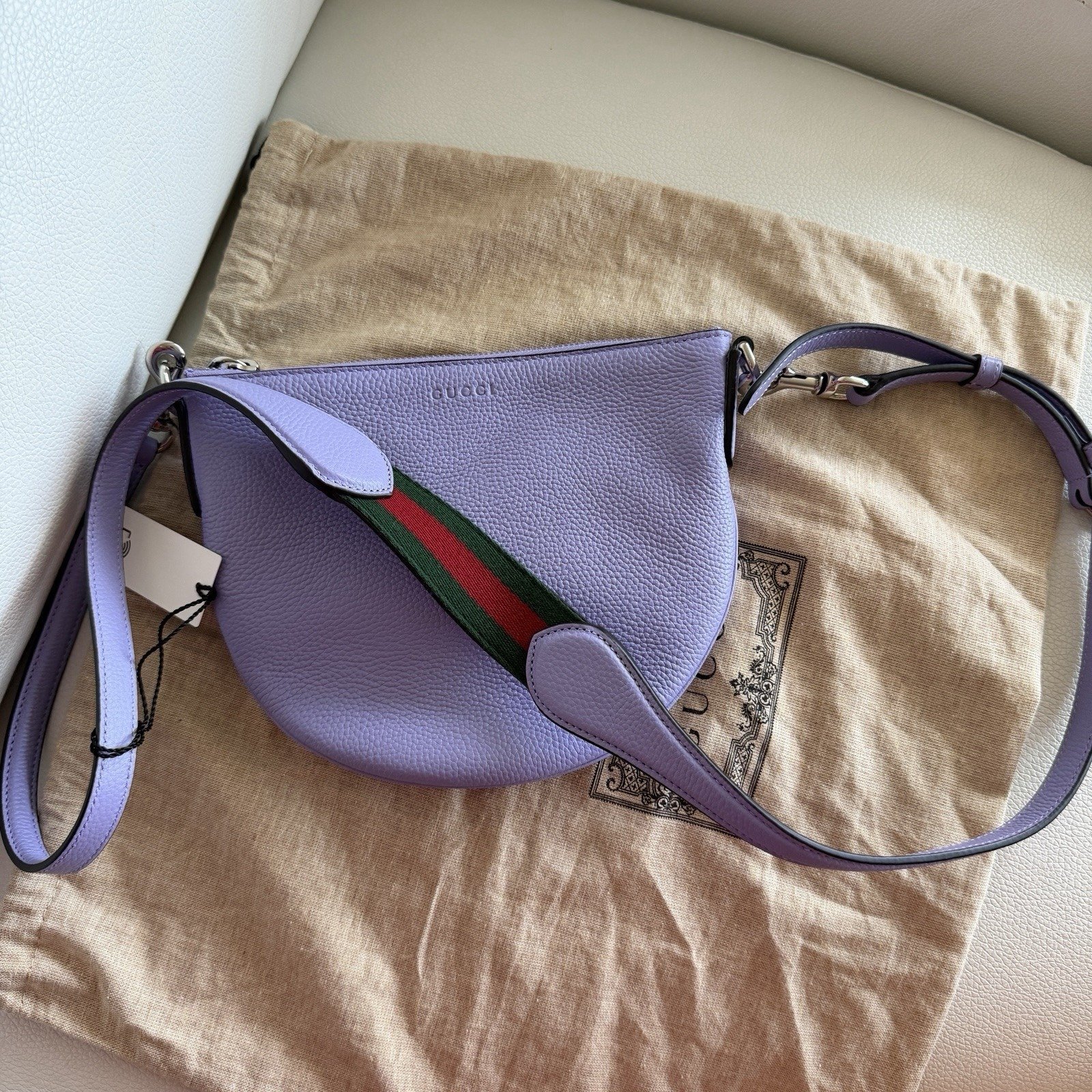 Leather crossbody bag