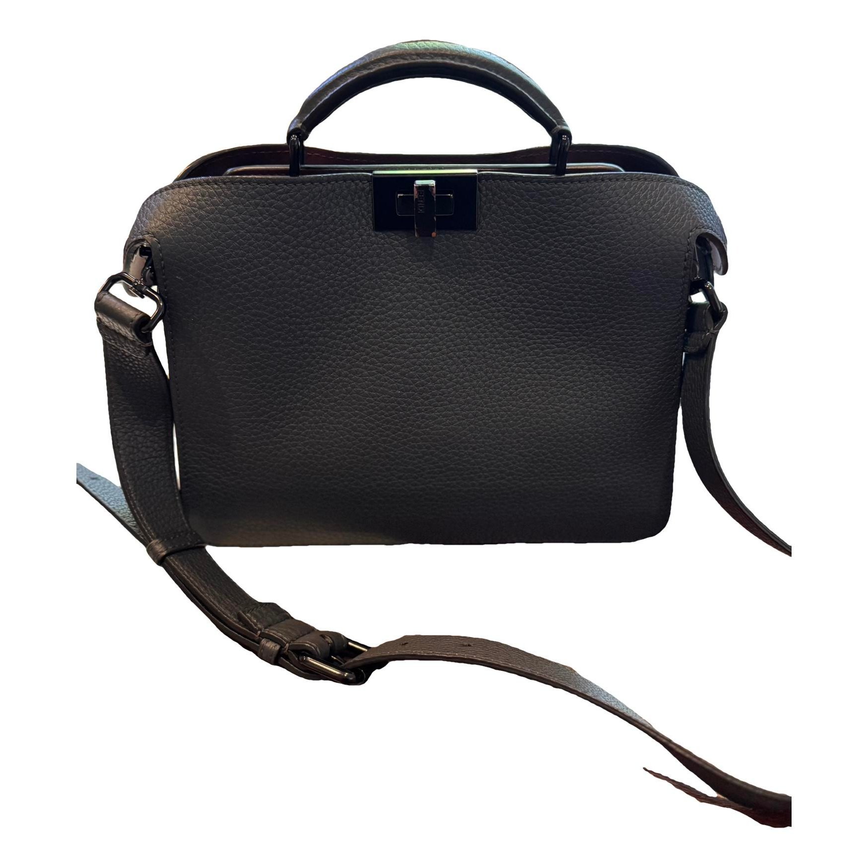 Peekaboo leather handbag