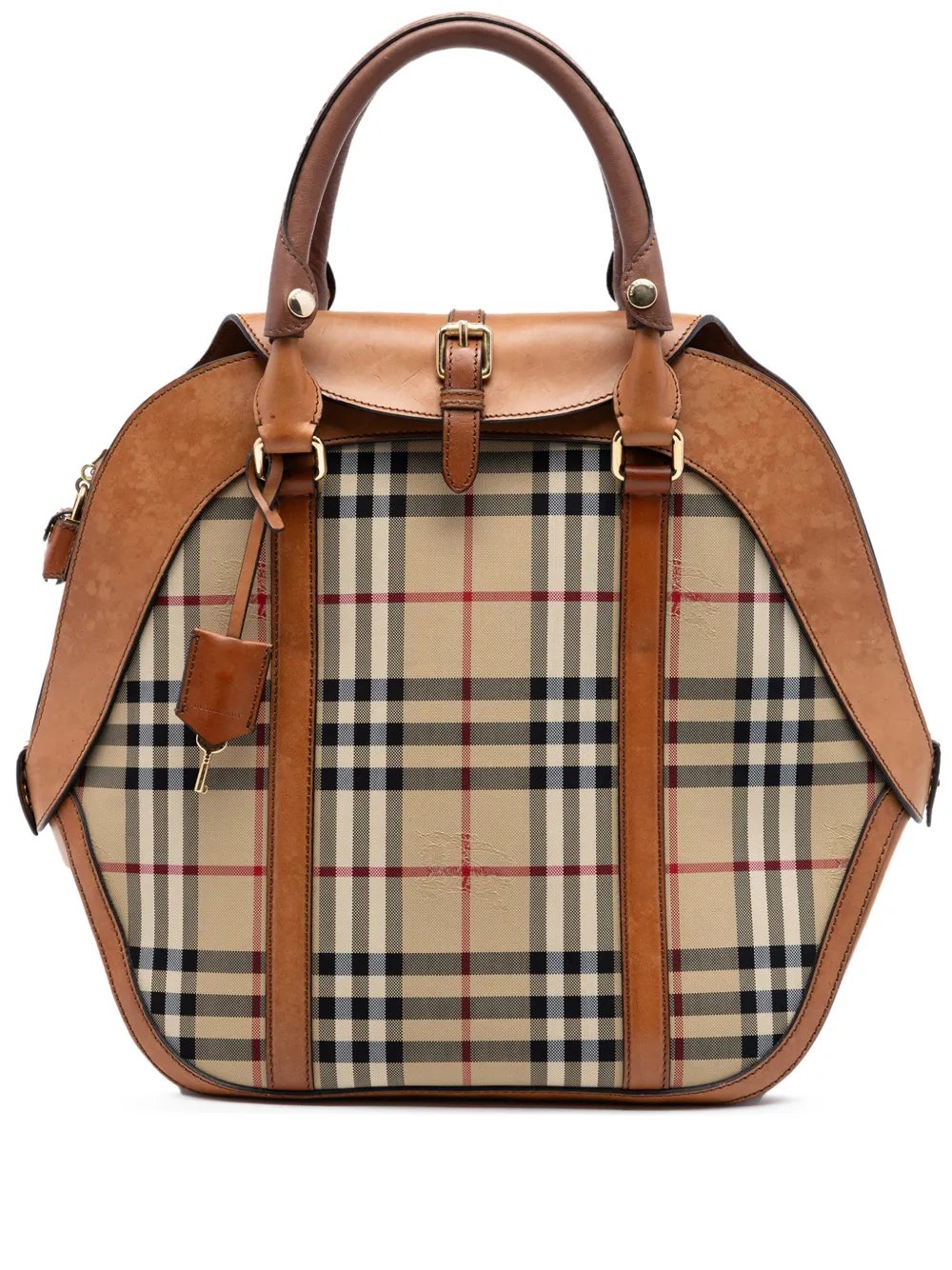2000-2017 Medium Haymarket Check Coated Canvas Orchard Bowling Bag satchel