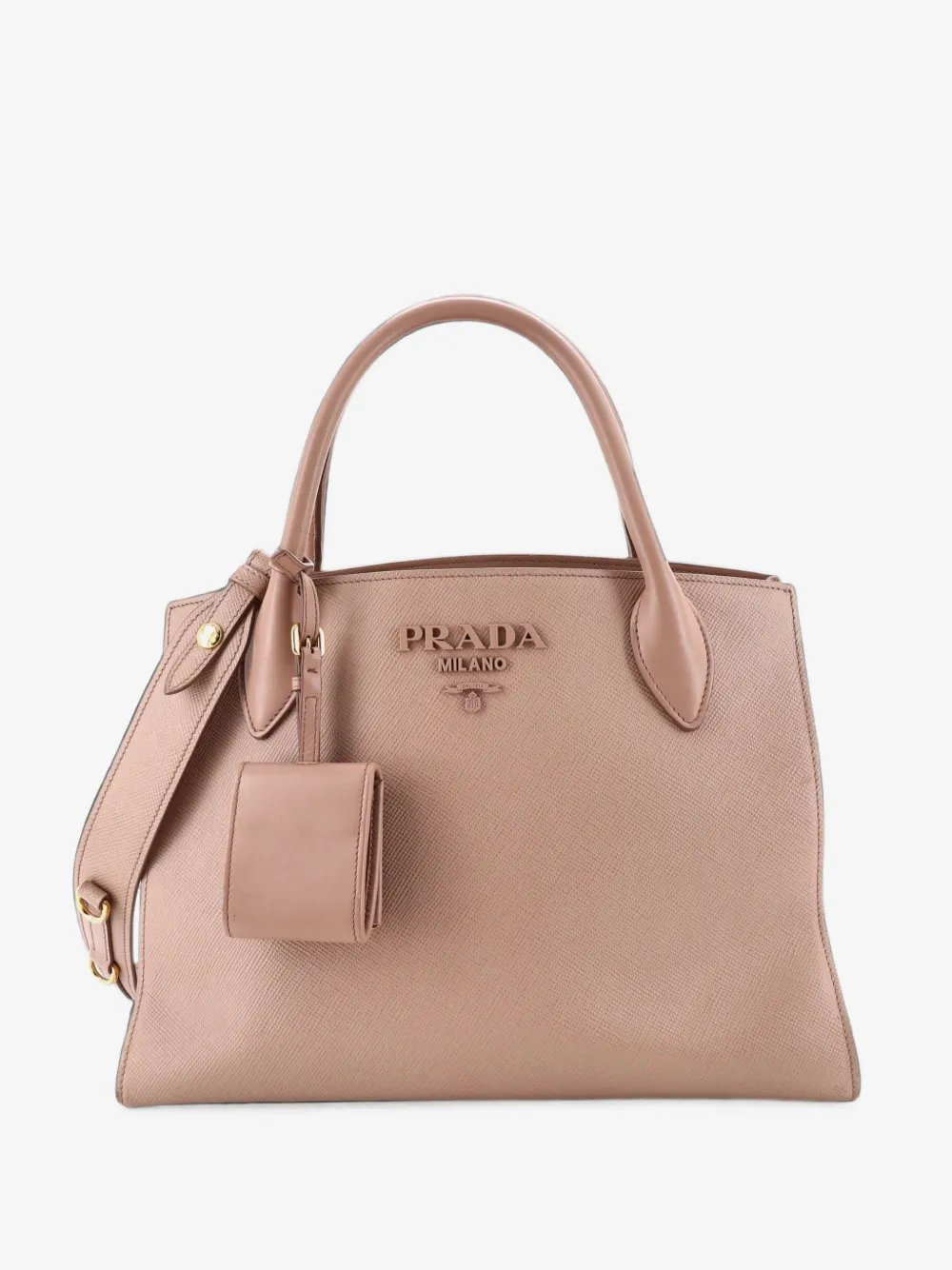 Monochrome Saffiano with City Calf Medium tote bag