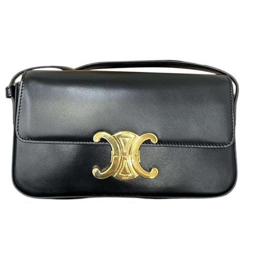 Triomphe Long leather handbag