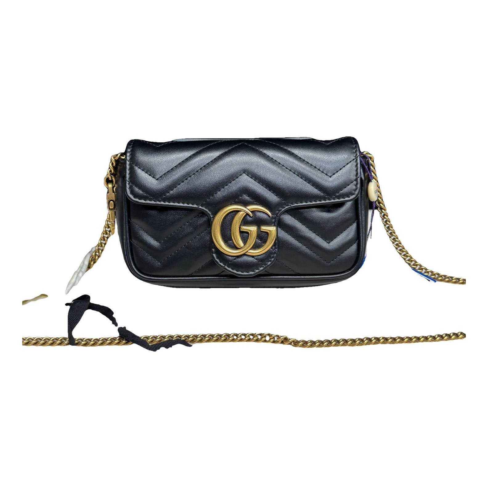 GG Marmont Flap leather crossbody bag