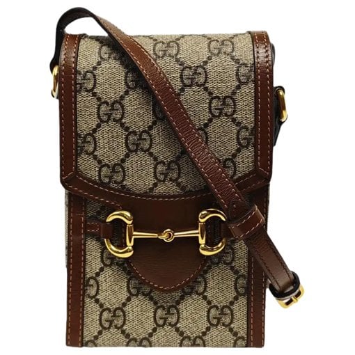 Handle Horsebit 1955 leather mini bag
