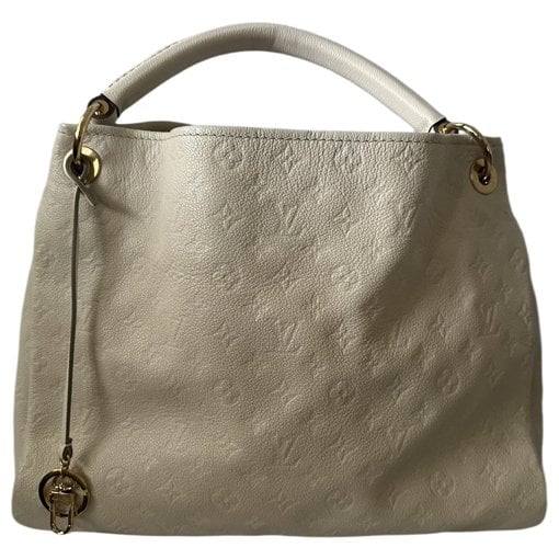 Artsy leather handbag