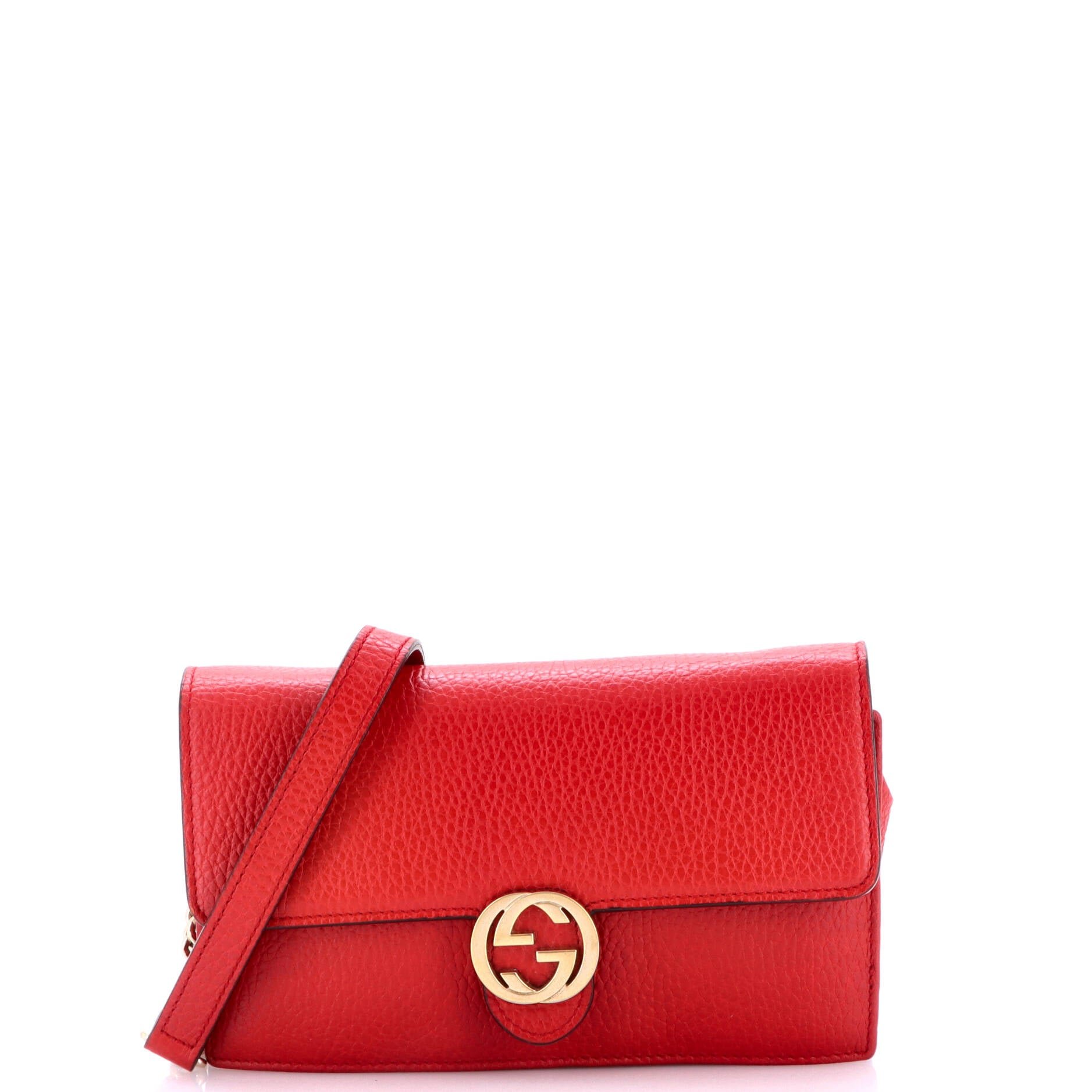 Interlocking Wallet on Chain Leather