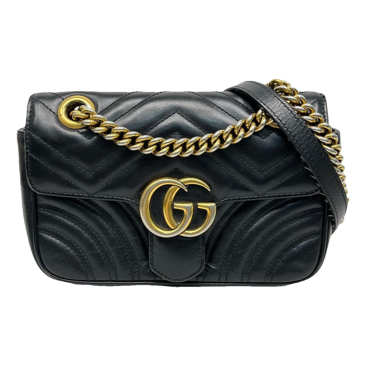 GG Marmont Flap leather handbag