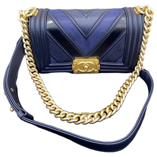 Boy leather crossbody bag