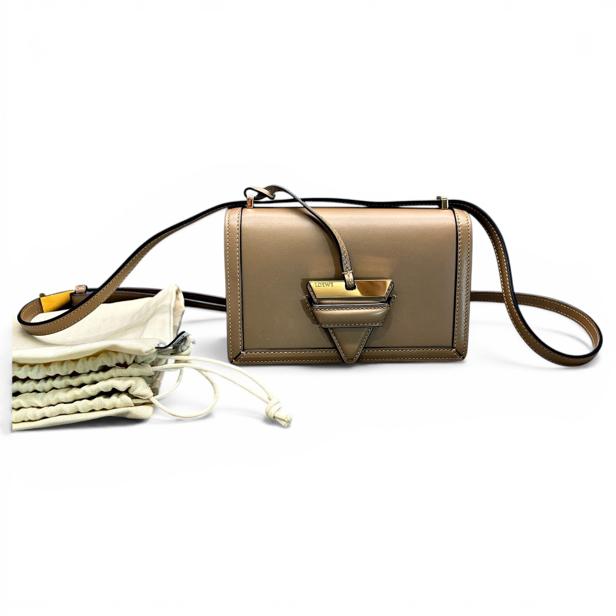 Goya leather crossbody bag