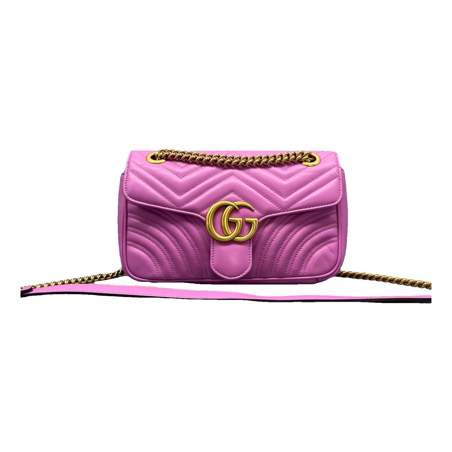 GG Marmont Flap leather handbag