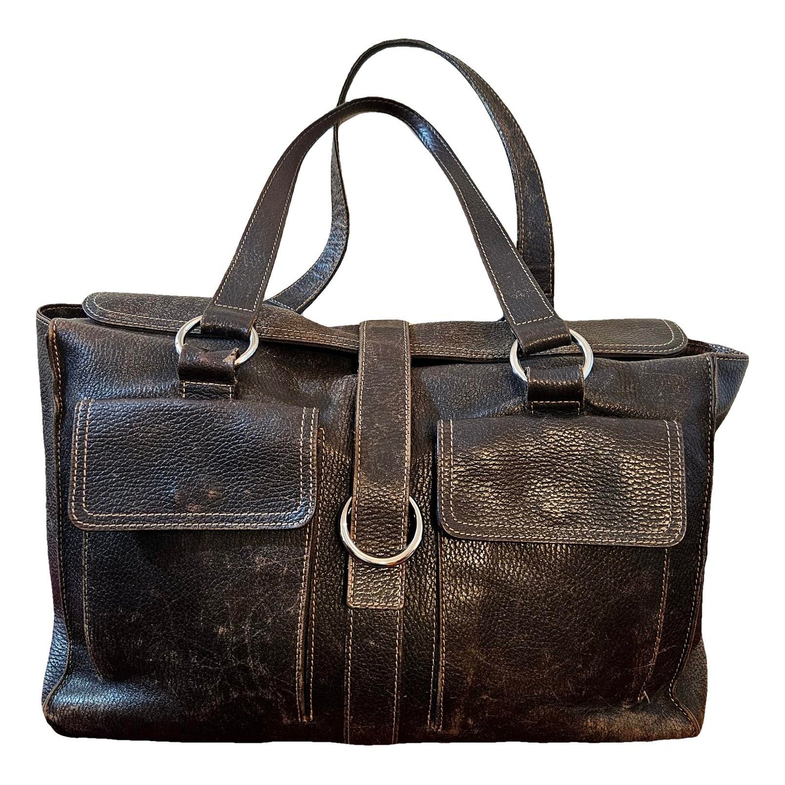 Leather handbag