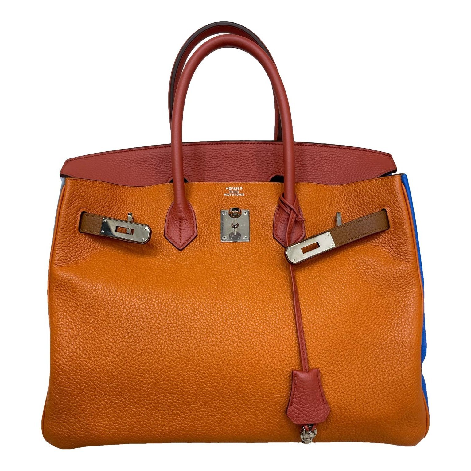 Birkin 35 leather handbag