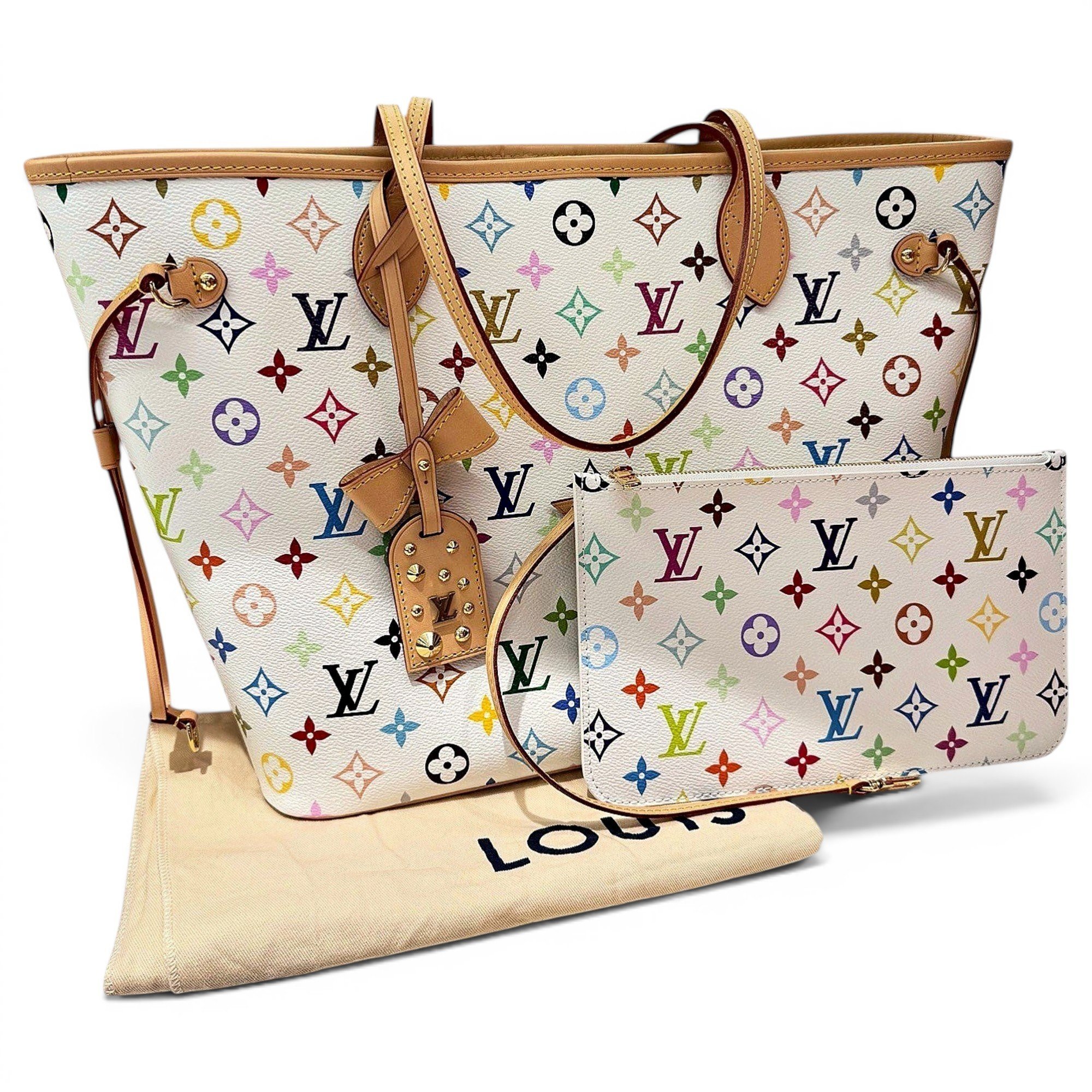 Neverfull leather tote