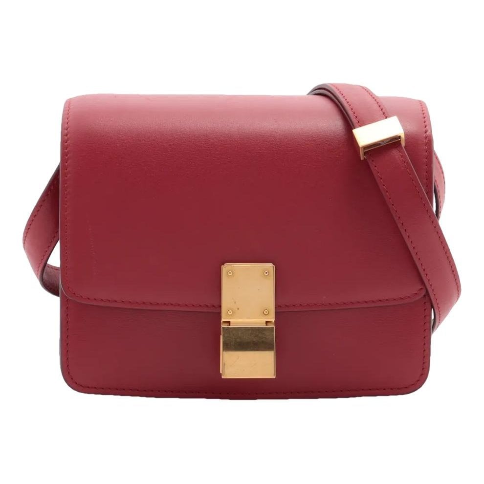 Classic leather crossbody bag