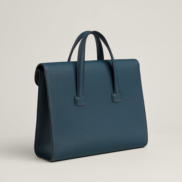 Bleu De Prusse Sac a Depeches Light 1-36 Briefcase
