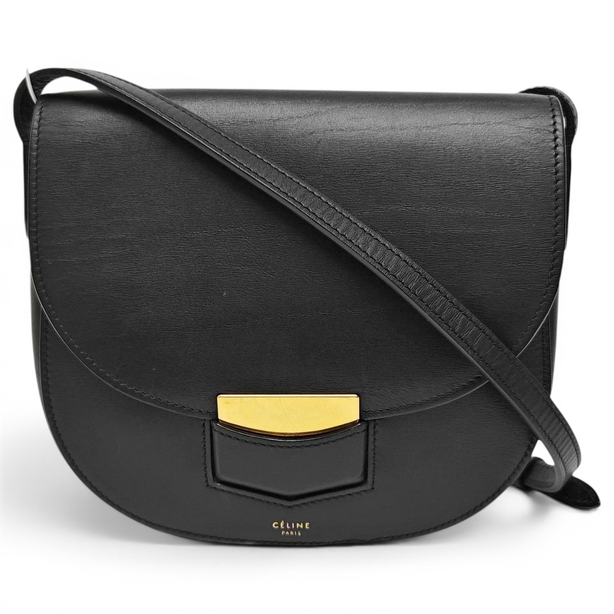 Trotteur leather crossbody bag